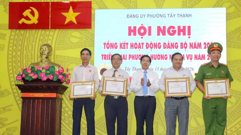 Phường Tây Thạnh (TPHCM): Thu ngân sách đạt 365% dự toán