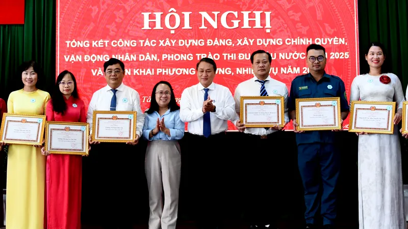 Đảng ủy phường Tân Mỹ hoàn thành và vượt 32/33 chỉ tiêu, nhiệm vụ 