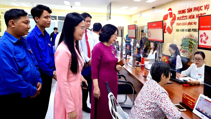 Phường Hòa Hưng khánh thành Trung tâm Phục vụ hành chính công