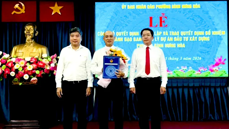 Phường Bình Hưng Hòa thành lập Ban Quản lý dự án đầu tư xây dựng