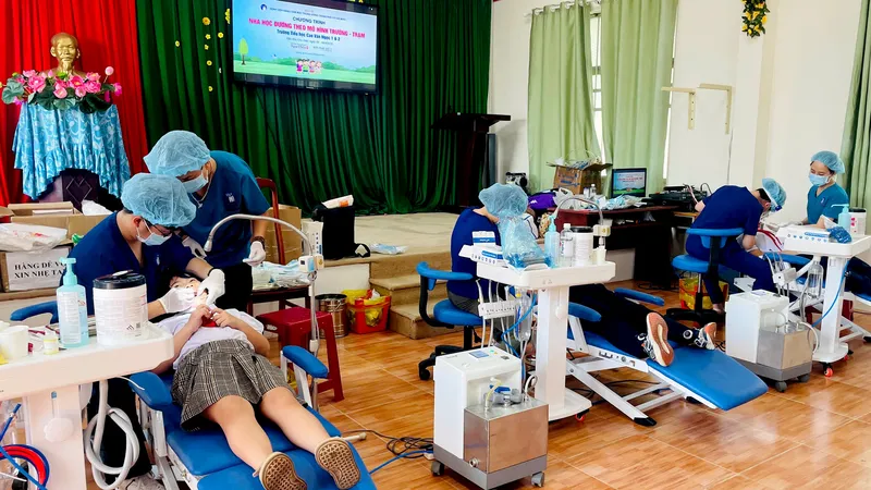 Hơn 1.000 học sinh Tiểu học tại Côn Đảo được chăm sóc sức khoẻ răng miệng