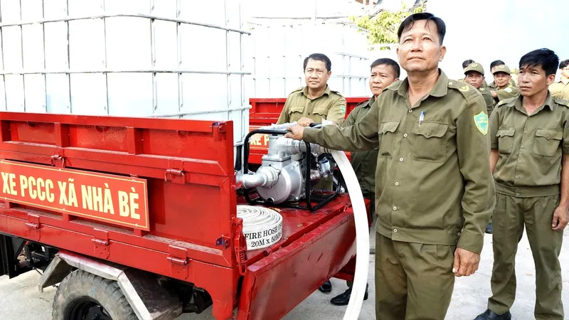 Xã Nhà Bè thành lập 103 đội PCCC ở các ấp