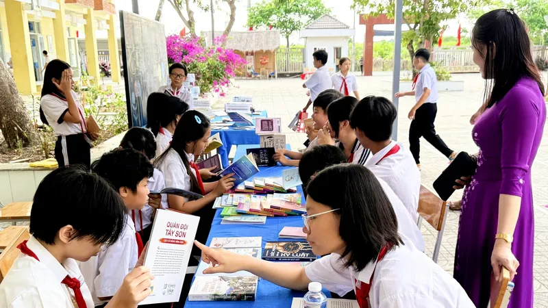 Xã Xuyên Mộc tổ chức ngày hội đọc sách cho học sinh
