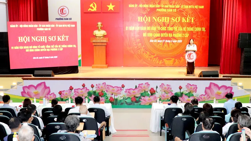 Hội nghị sơ kết tại phường Bàn Cờ