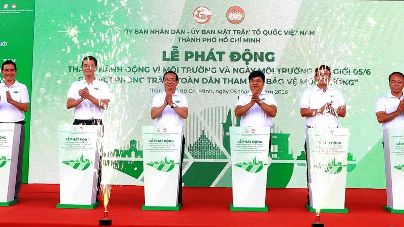 Nhiều địa phương ra quân hưởng ứng Ngày Môi trường thế giới 2026