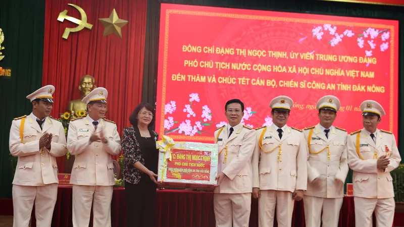 Phó Chủ tịch nước Đặng Thị Ngọc Thịnh thăm, chúc Tết tại Đắk Nông