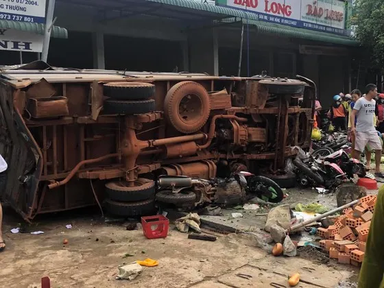Hiện trường vụ tai nạn