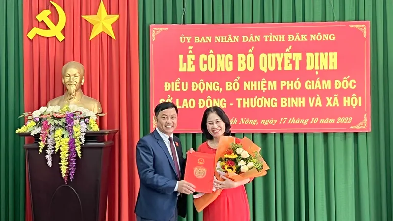 Phó Giám đốc Sở LĐTB-XH Đắk Nông xin thôi việc ngay khi nhận quyết định bổ nhiệm