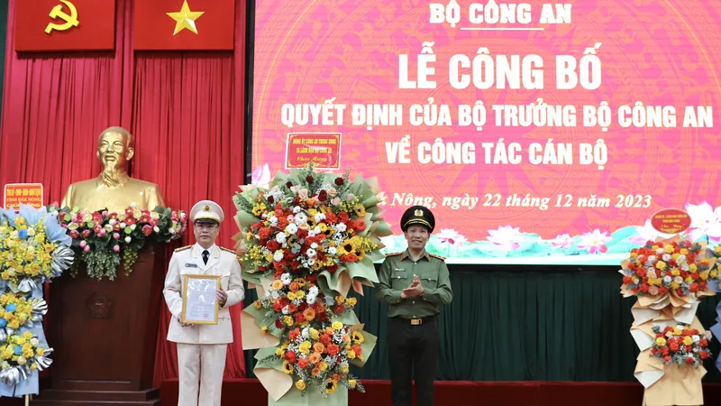 Đắk Nông có tân Giám đốc Công an tỉnh