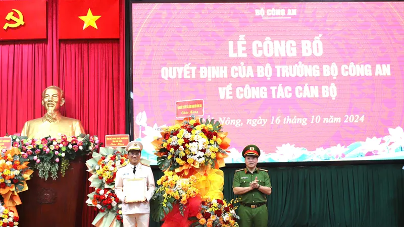 Đắk Nông có tân Giám đốc Công an tỉnh