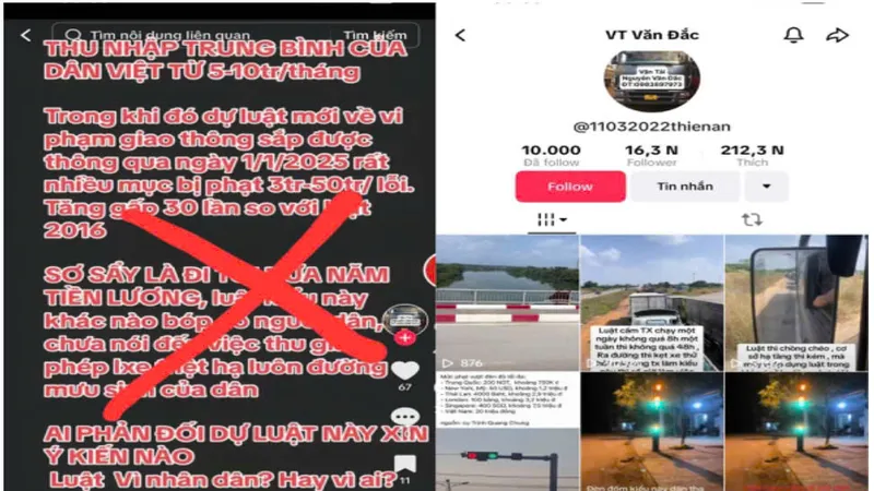 Xử phạt 1 chủ tài khoản TikTok đăng thông tin bịa đặt về Nghị định 168