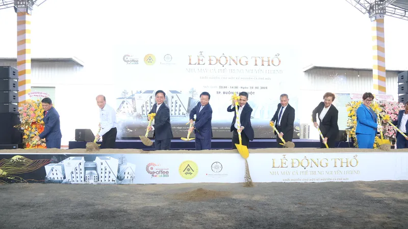 Trung Nguyên xây nhà máy chế biến cà phê tại Đắk Lắk