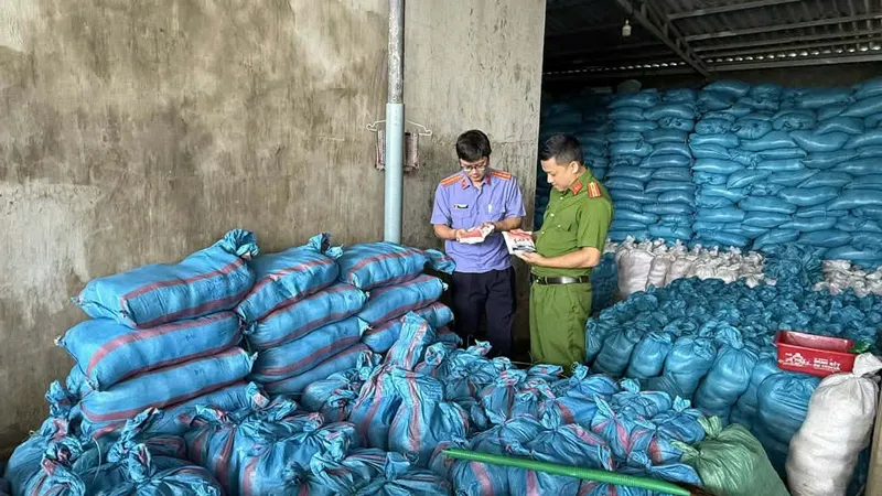 Khởi tố nữ giám đốc sản xuất hàng ngàn tấn muối i ốt giả