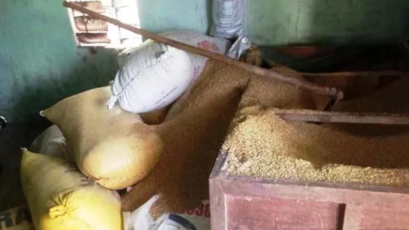Hiện trường, nơi gia đình bà H. báo mất 49 cây vàng