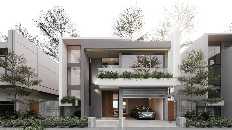 Vẻ đẹp của kiến trúc tương lai từ mẫu biệt thự quốc tế Regal Victoria