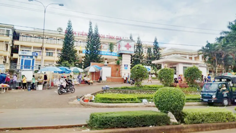 Bệnh viện đa khoa tỉnh, nơi đang điều trị cho bà Lựu