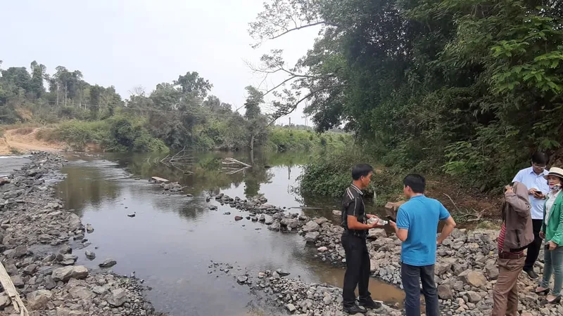 Dân tố nhà máy mì xả thải hôi thối, làm cá chết đầy sông