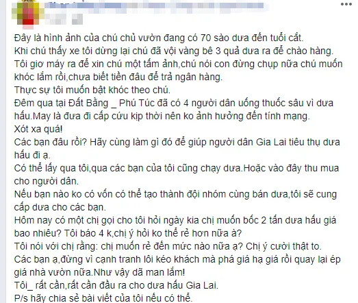 Trang Facebook đăng tải thông tin 4 người tự tử vì dưa hấ