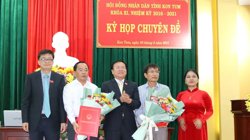 Ông Nguyễn Ngọc Sâm được bầu giữ chức Phó Chủ tịch UBND tỉnh Kon Tum