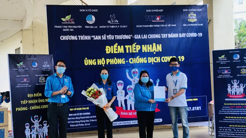 Gia Lai: Hỗ trợ vật dụng cho các đơn vị phòng, chống dịch Covid-19