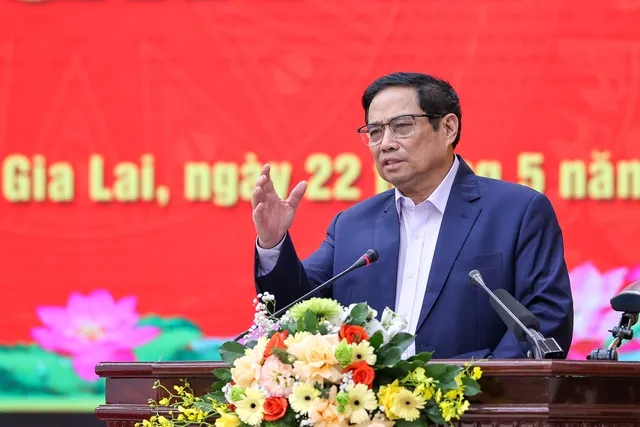 Thủ tướng Phạm Minh Chính: Gia Lai cần phát triển chế biến nông lâm sản gắn với bảo vệ, phát triển rừng