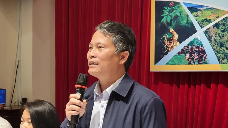 Ông Võ Trung Mạnh trả lời PV Báo SGGP