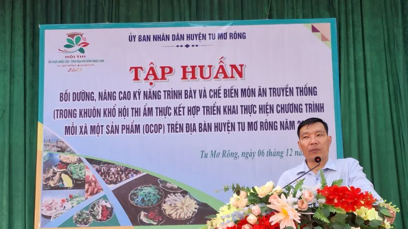 Tu Mơ Rông sẵn sàng cho ngày hội các đầu bếp nổi tiếng 