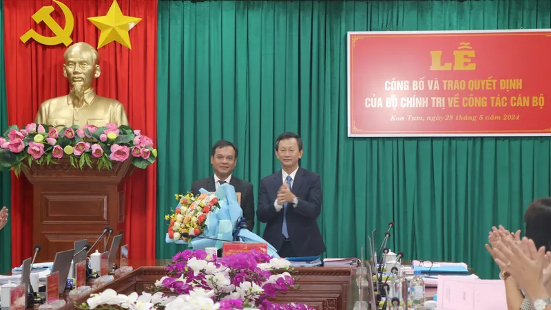 Kon Tum có tân Phó Bí thư Tỉnh ủy