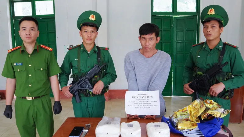 Đối tượng Trần Thanh Tùng bị bắt