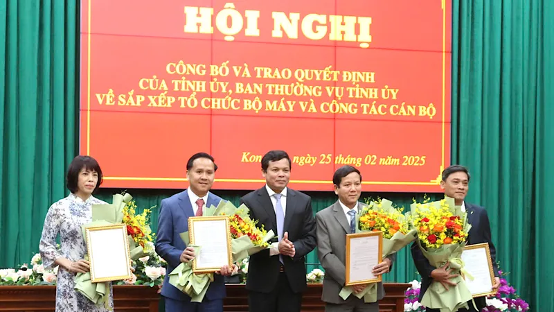 Phó Bí thư Tỉnh ủy Kon Tum Nguyễn Đức Tuy giữ chức Bí thư Đảng ủy các cơ quan Đảng tỉnh 
