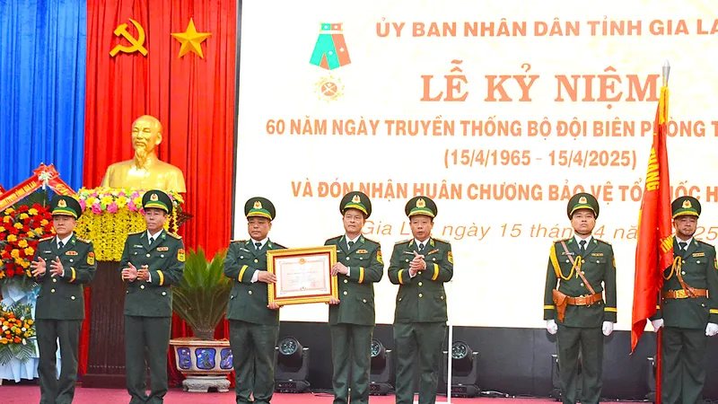 Bộ đội Biên phòng tỉnh Gia Lai đón nhận Huân chương Bảo vệ Tổ quốc hạng Nhì