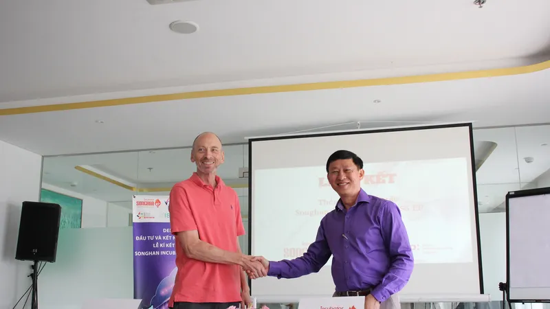 Songhan Incubator và Swiss EP tiến hành kí kết hợp tác