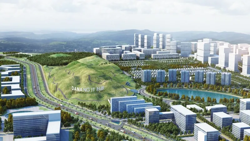 Khu CNTT tập trung Đà Nẵng- giai đoạn 1 có diện tích 131 ha, thuộc xã Hòa Liên, huyện Hòa Vang, thành phố Đà Nẵng