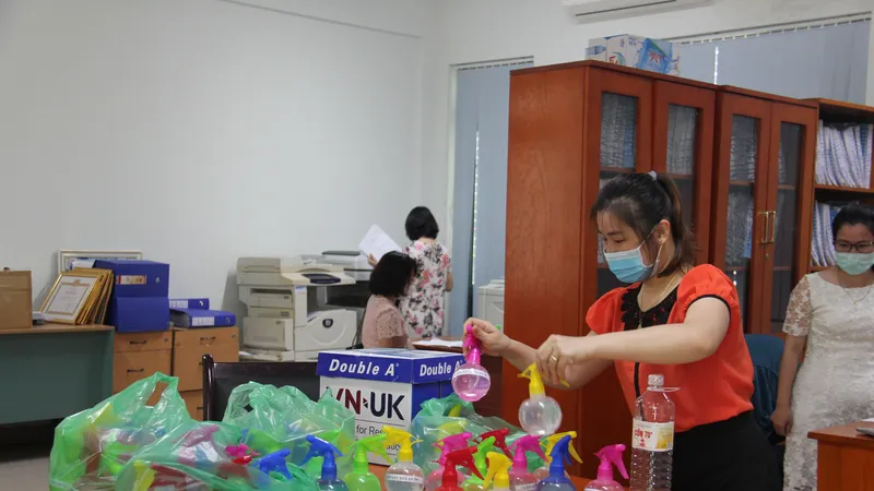 Các trường học đã chuẩn bị sẵn sàng các biện pháp phòng dịch trong giai đoạn mới hiện nay