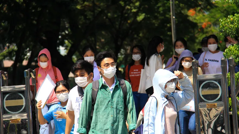 Thí sinh tham dự kỳ thi tốt nghiệp THPT năm 2020 