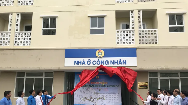 Công trình Nhà ở Công nhân Khu công nghiệp Hòa Cầm (phường Hòa Thọ Tây, quận Cẩm Lệ, TP Đà Nẵng) đã chính thức được khánh thành và đưa vào sử dụng giai đoạn 1