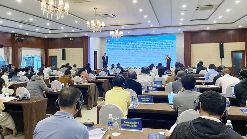 Hội nghị nhằm cập nhật các văn bản pháp luật và giải đáp các vướng mắc, khó khăn cho doanh nghiệp Nhật trong quá trình sản xuất kinh doanh, sinh sống tại Đà Nẵng
