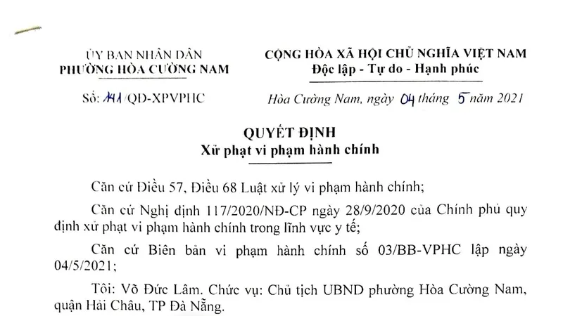 Người dân không mang khẩu trang tại nơi đông người sẽ bị phạt 2 triệu đồng