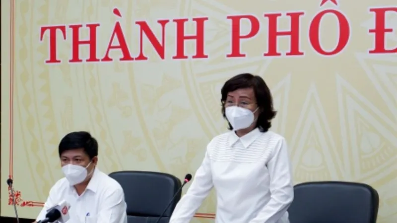 Bà Ngô Thị Kim Yến, Phó Chủ tịch UBND TP Đà Nẵng phát biểu