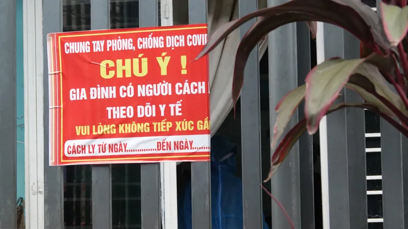 Hiện nay, phường Thọ Quang có khoảng 10 trường hợp thí điểm điều trị, cách ly F0 tại nhà