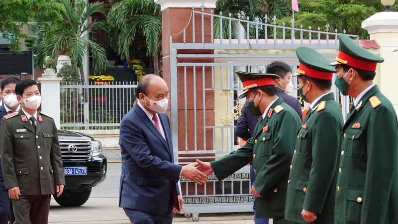 Chủ tịch nước Nguyễn Xuân Phúc thăm, chúc Tết tại TP Đà Nẵng