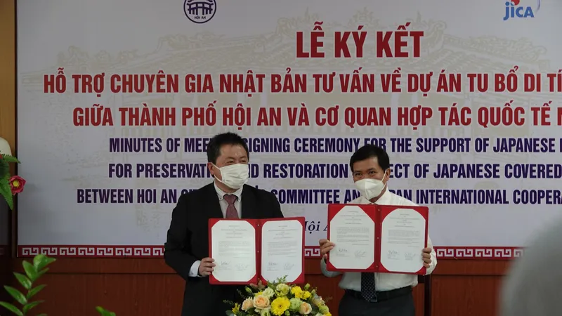 Hai bên tiến hành ký biên bản thỏa thuận