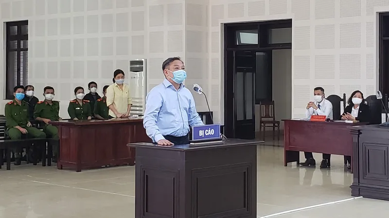 Bị cáo Phạm Thanh trong phiên tòa sơ thẩm