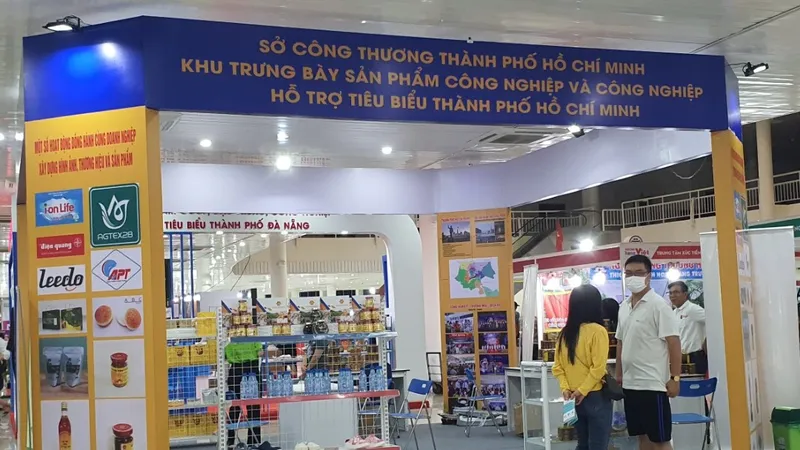Gian hàng của Sở Công thương TPHCM