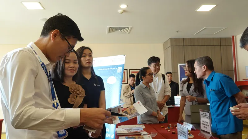 Các gian hàng của đơn vị thuộc ngành công nghiệp hỗ trợ