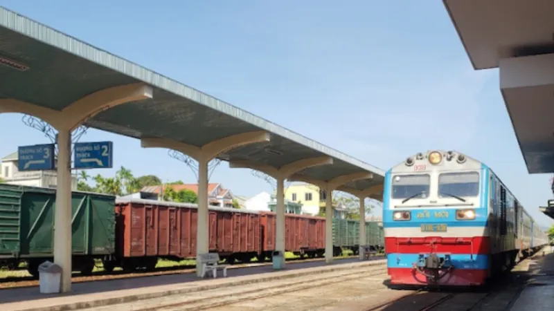 Ga đường sắt hiện tại ở TP Đà Nẵng