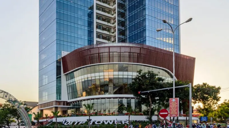 Tòa nhà Trung Nam Land thuộc Công ty Cổ phần Trung Nam ở Đà Nẵng