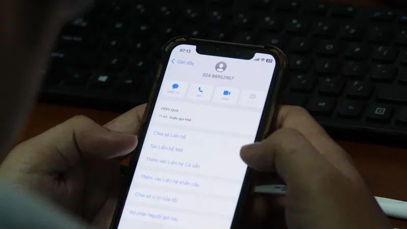 Một số phụ huynh nhận được thông tin nghi vấn lừa đảo