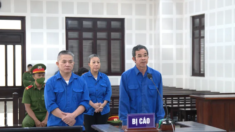 3 bị cáo tại phiên tòa