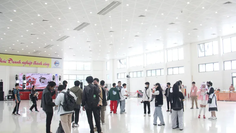 Các bạn đoàn viên, thanh niên tại Lễ hội Giao lưu văn hóa Việt Nam - Nhật Bản. Ảnh: XUÂN QUỲNH